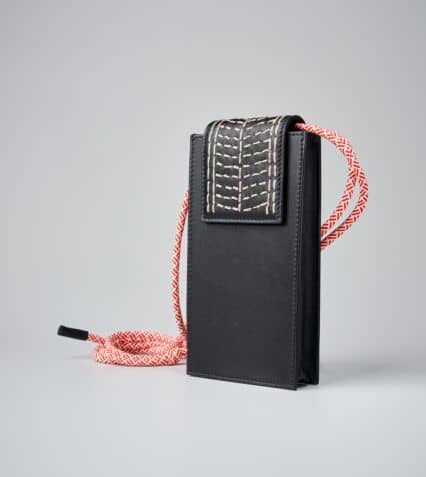 Kantha Phone Holder with Straps
